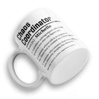 Personalised (Name) Chaos Coordinator Sarcastic Definition Ceramic Coffee / Tea Mug