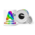 Personalised Any Name Pop It Letter Fidget Fund Ceramic Money Box