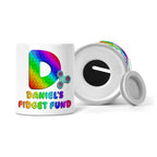 Personalised Any Name Pop It Letter Fidget Fund Ceramic Money Box