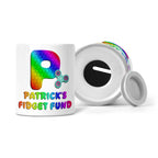 Personalised Any Name Pop It Letter Fidget Fund Ceramic Money Box