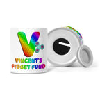 Personalised Any Name Pop It Letter Fidget Fund Ceramic Money Box
