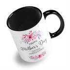 Personalised Floral Happy Mother's Day Ceramic Coffee / Tea Mug