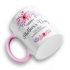 Personalised Floral Happy Mother's Day Ceramic Coffee / Tea Mug