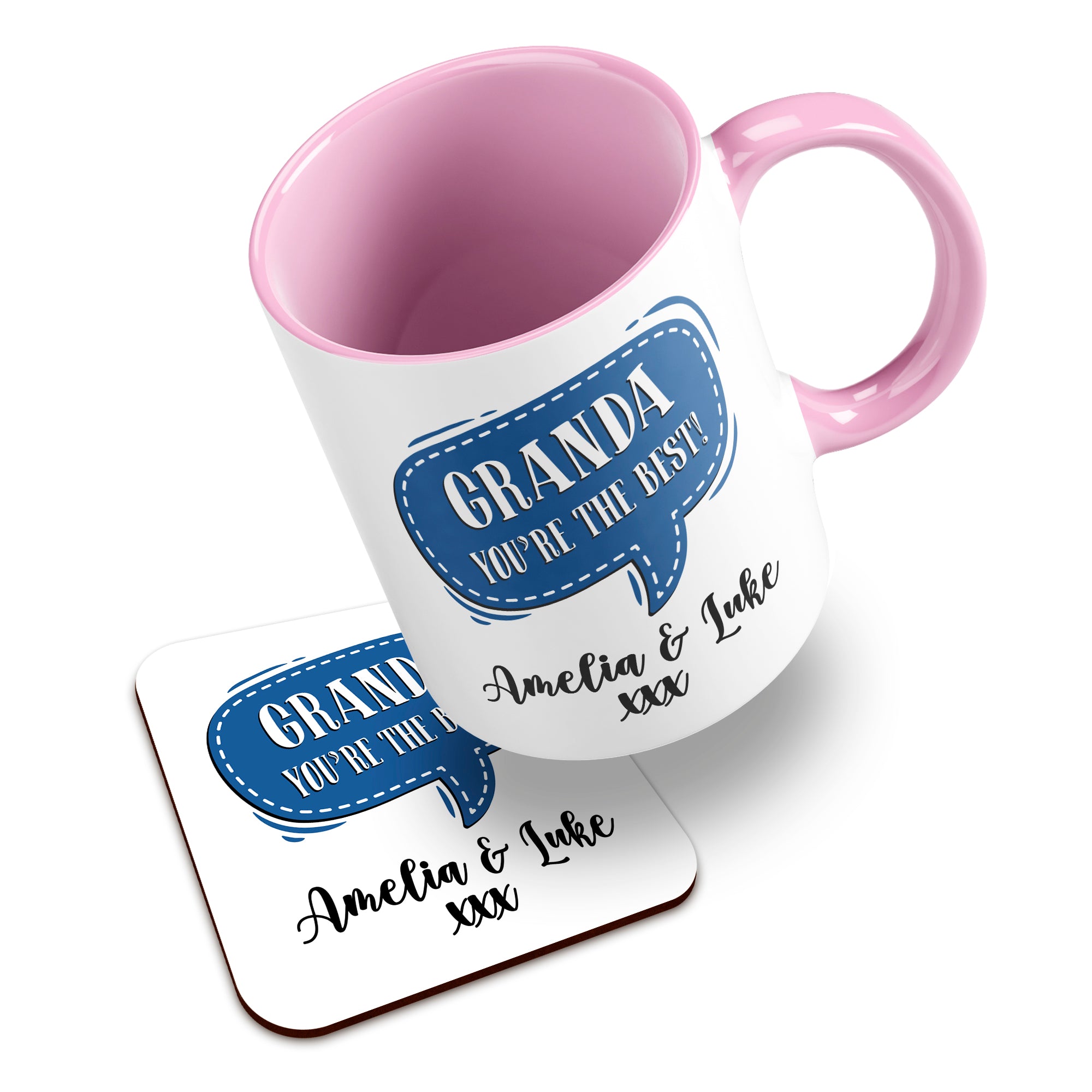 Personalised (Male Relation) You're The Best Ceramic Mug With High-Gloss Coaster