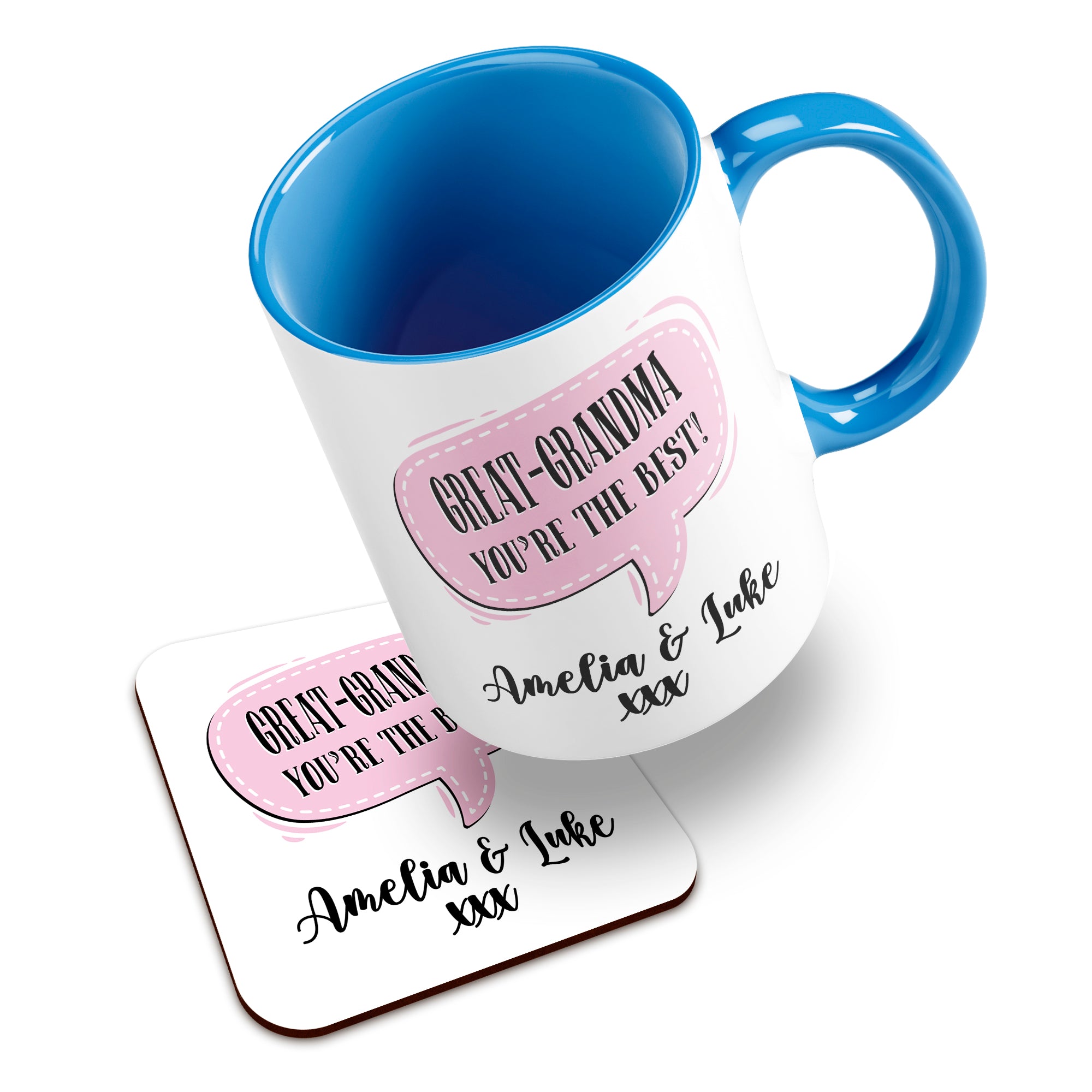 Personalised (Female Relation) You're The Best Ceramic Mug With High-Gloss Coaster