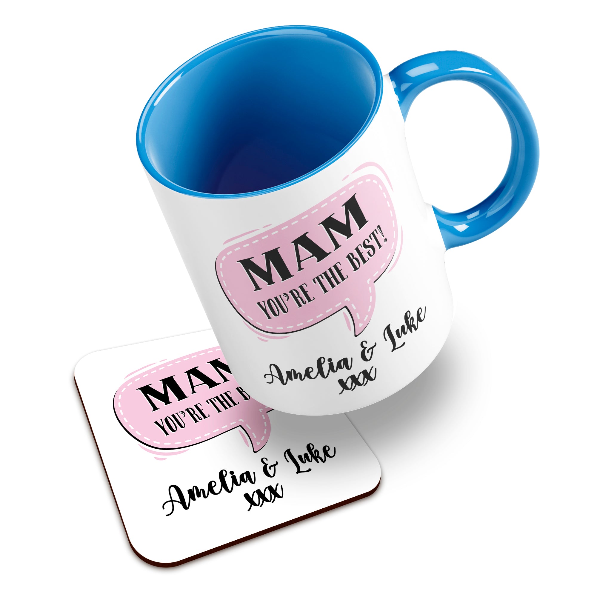 Personalised (Female Relation) You're The Best Ceramic Mug With High-Gloss Coaster