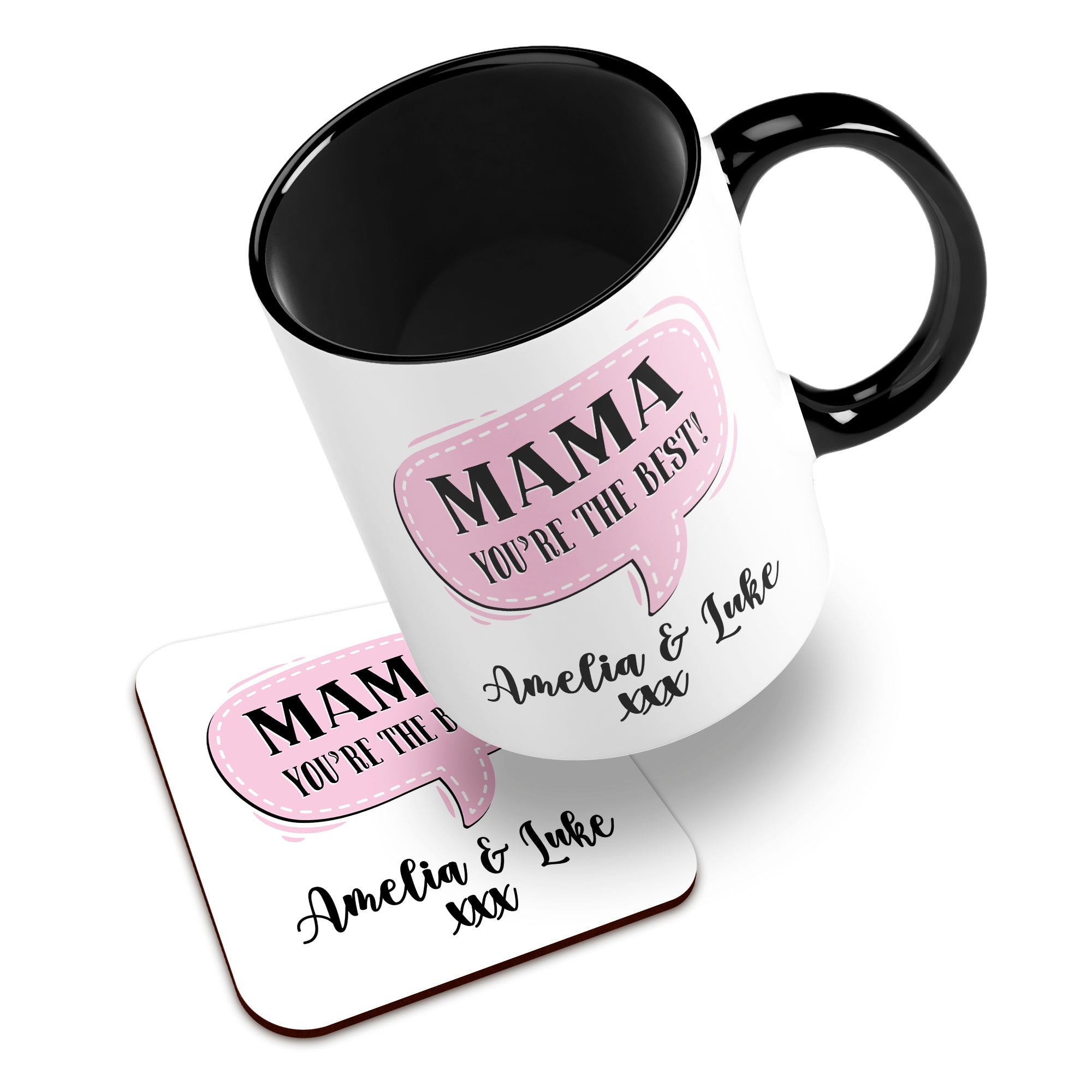 Personalised (Female Relation) You're The Best Ceramic Mug With High-Gloss Coaster