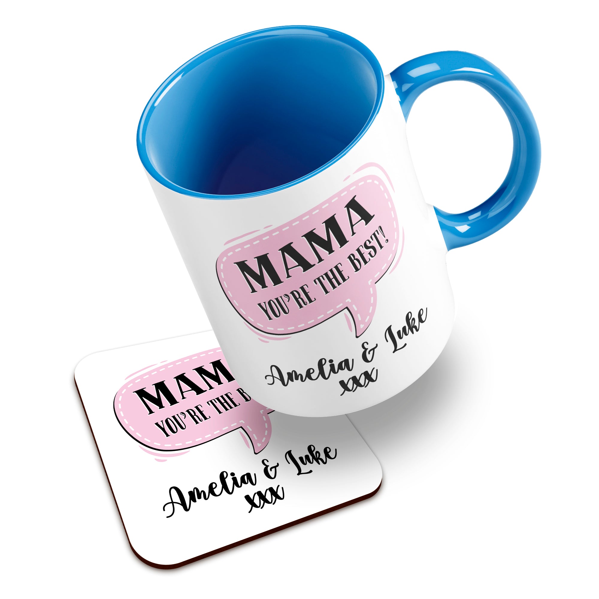 Personalised (Female Relation) You're The Best Ceramic Mug With High-Gloss Coaster