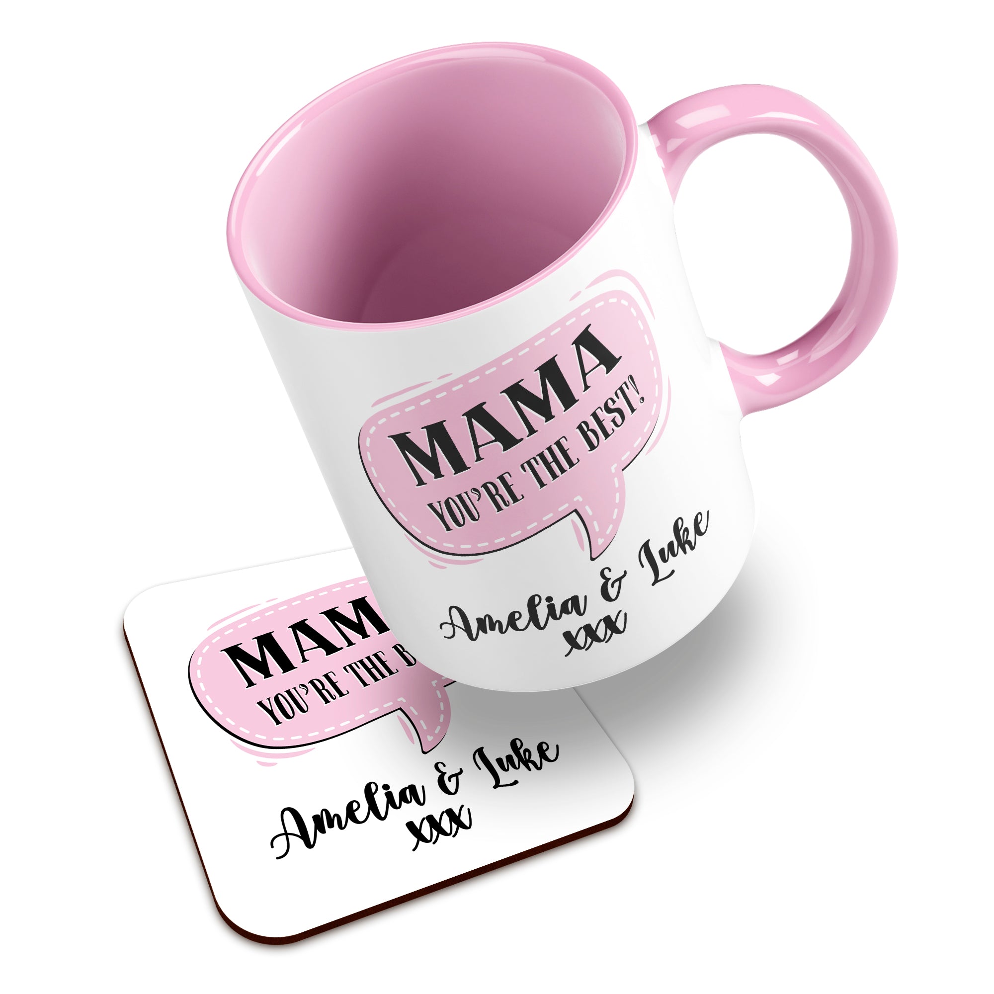 Personalised (Female Relation) You're The Best Ceramic Mug With High-Gloss Coaster