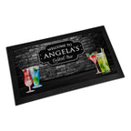 Personalised Welcome To (Any Name's) Cocktail Bar Rubber Bar Runner / Mat