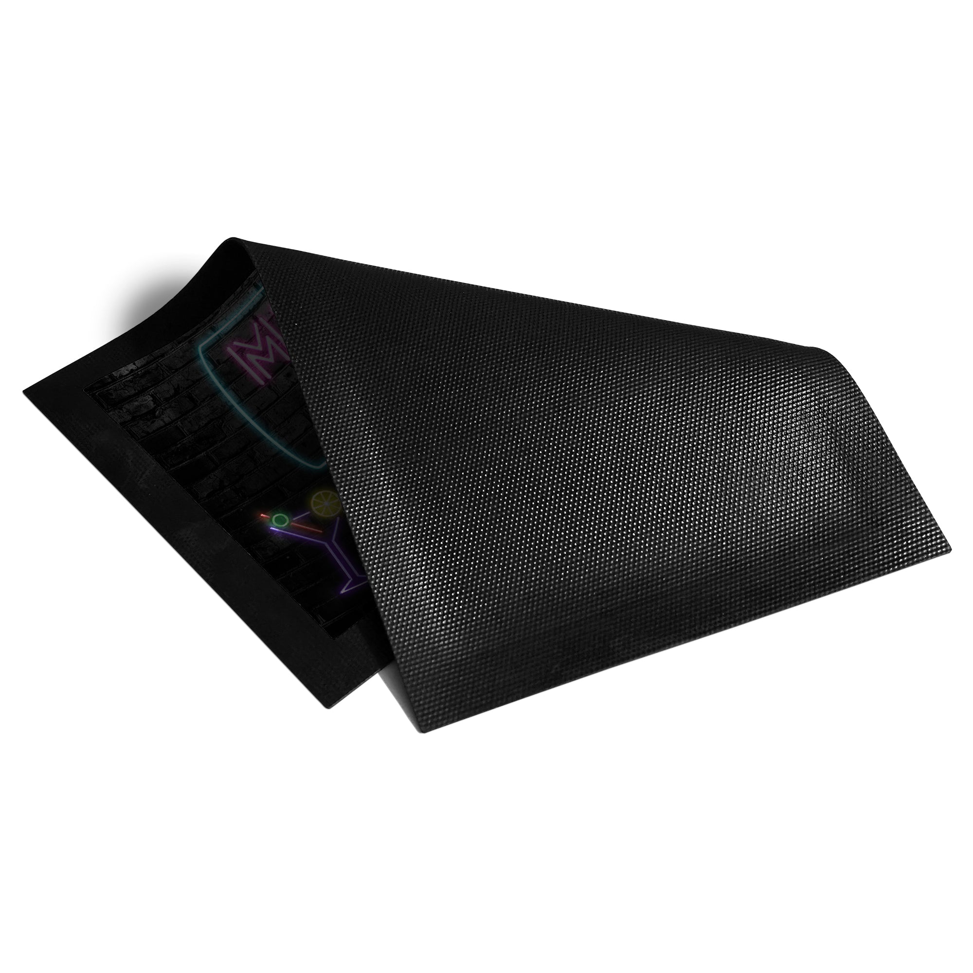 Personalised (Any Name's) Cocktails Neon Design Rubber Bar Runner / Mat