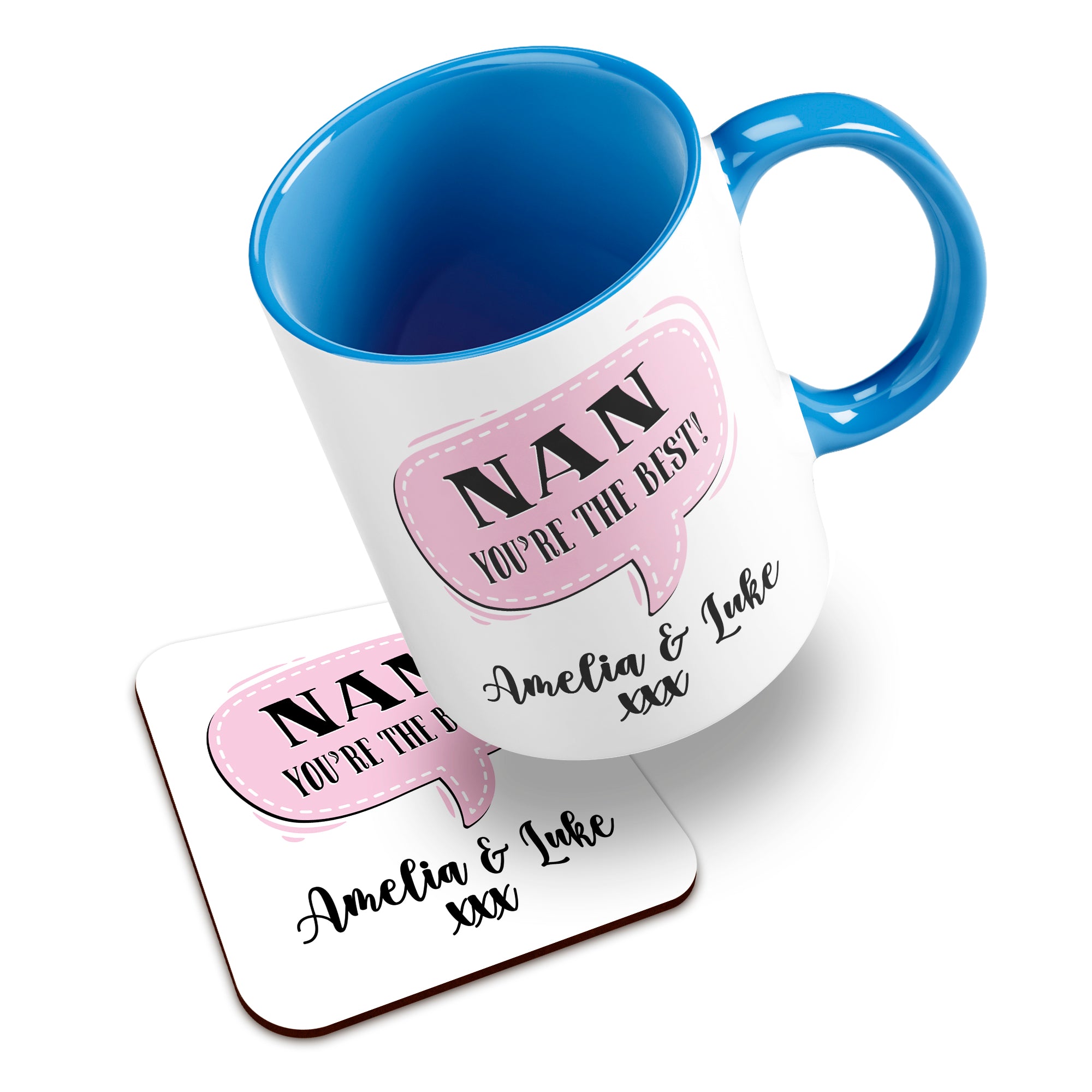Personalised (Female Relation) You're The Best Ceramic Mug With High-Gloss Coaster