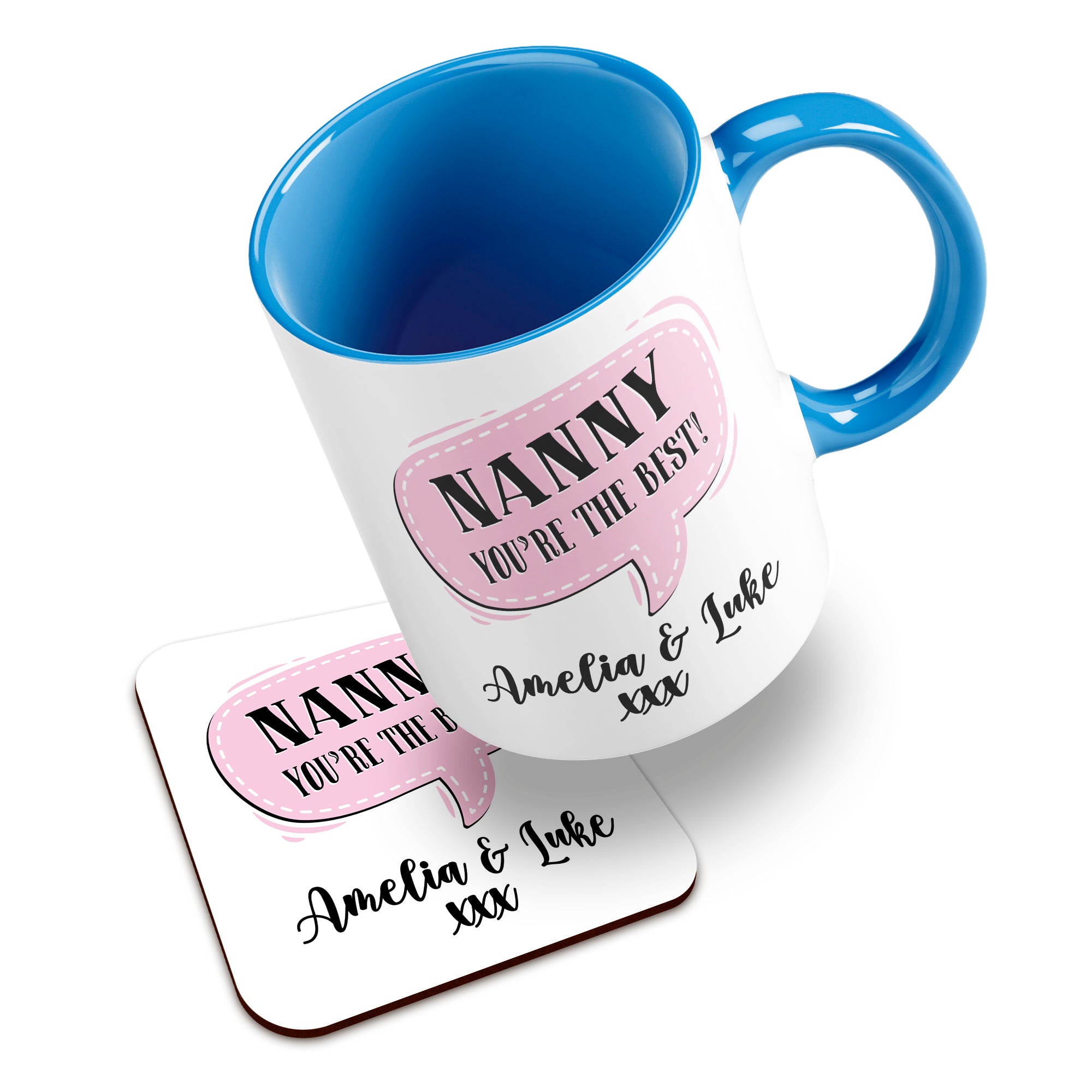Personalised (Female Relation) You're The Best Ceramic Mug With High-Gloss Coaster