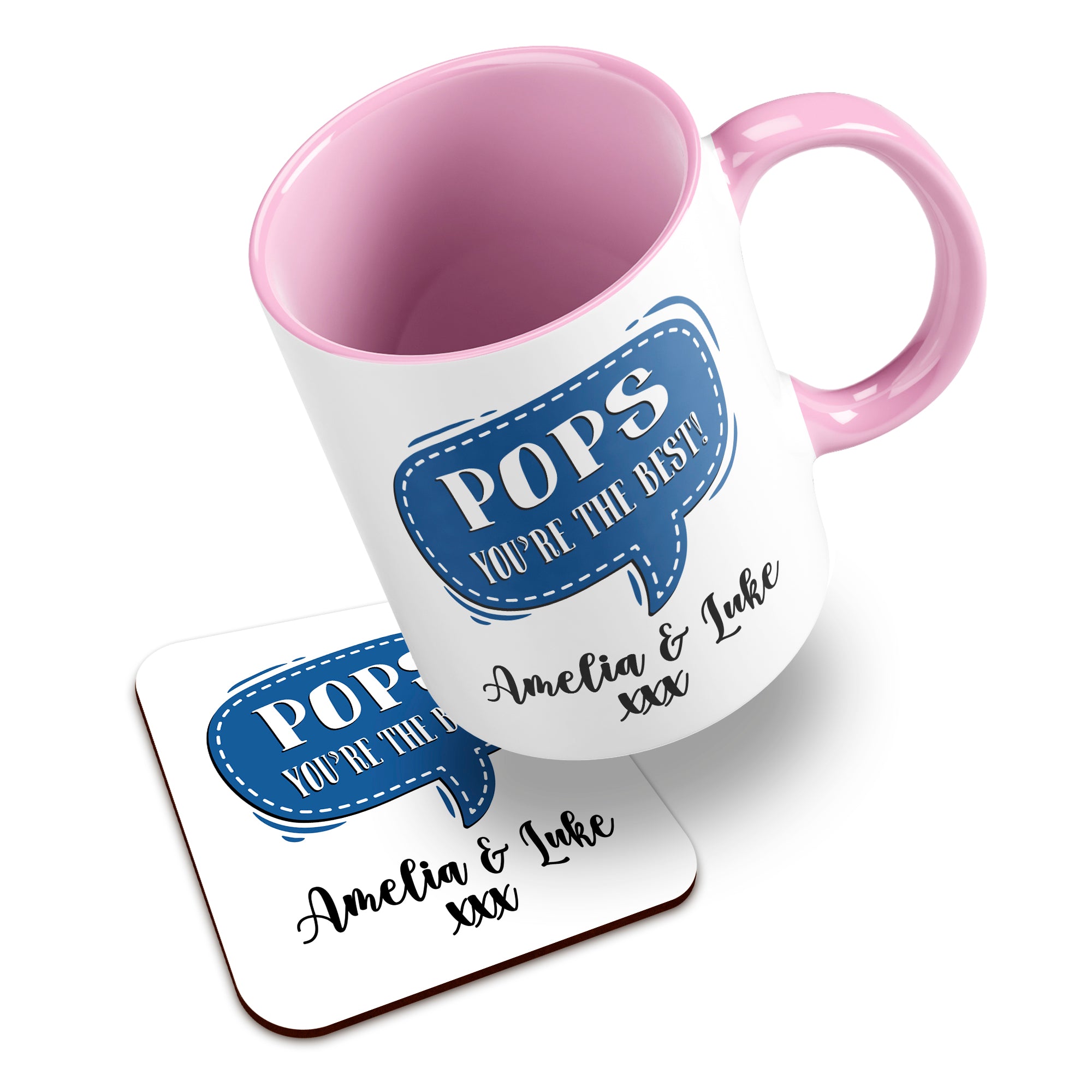 Personalised (Male Relation) You're The Best Ceramic Mug With High-Gloss Coaster