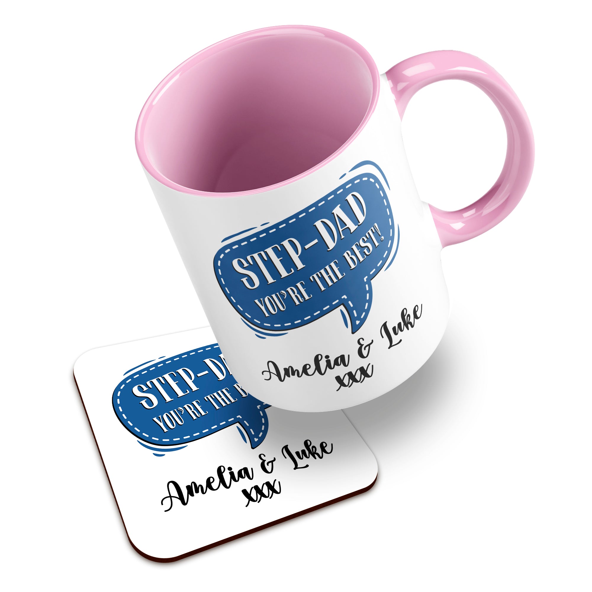 Personalised (Male Relation) You're The Best Ceramic Mug With High-Gloss Coaster