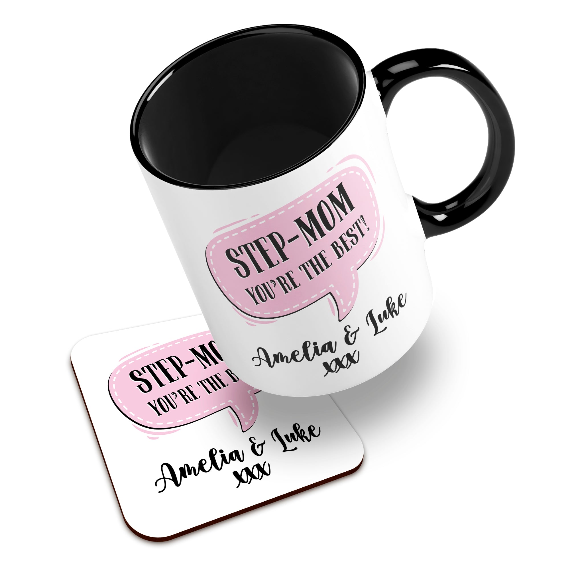 Personalised (Female Relation) You're The Best Ceramic Mug With High-Gloss Coaster
