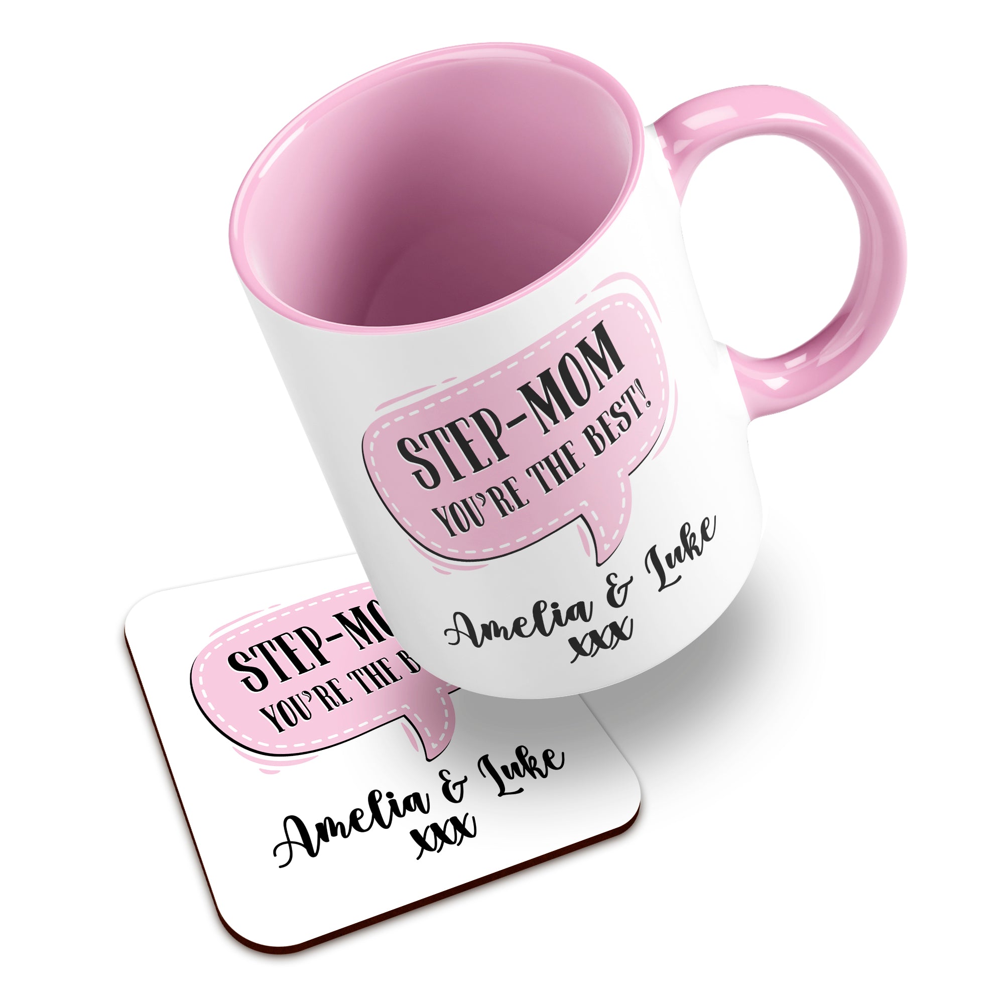 Personalised (Female Relation) You're The Best Ceramic Mug With High-Gloss Coaster