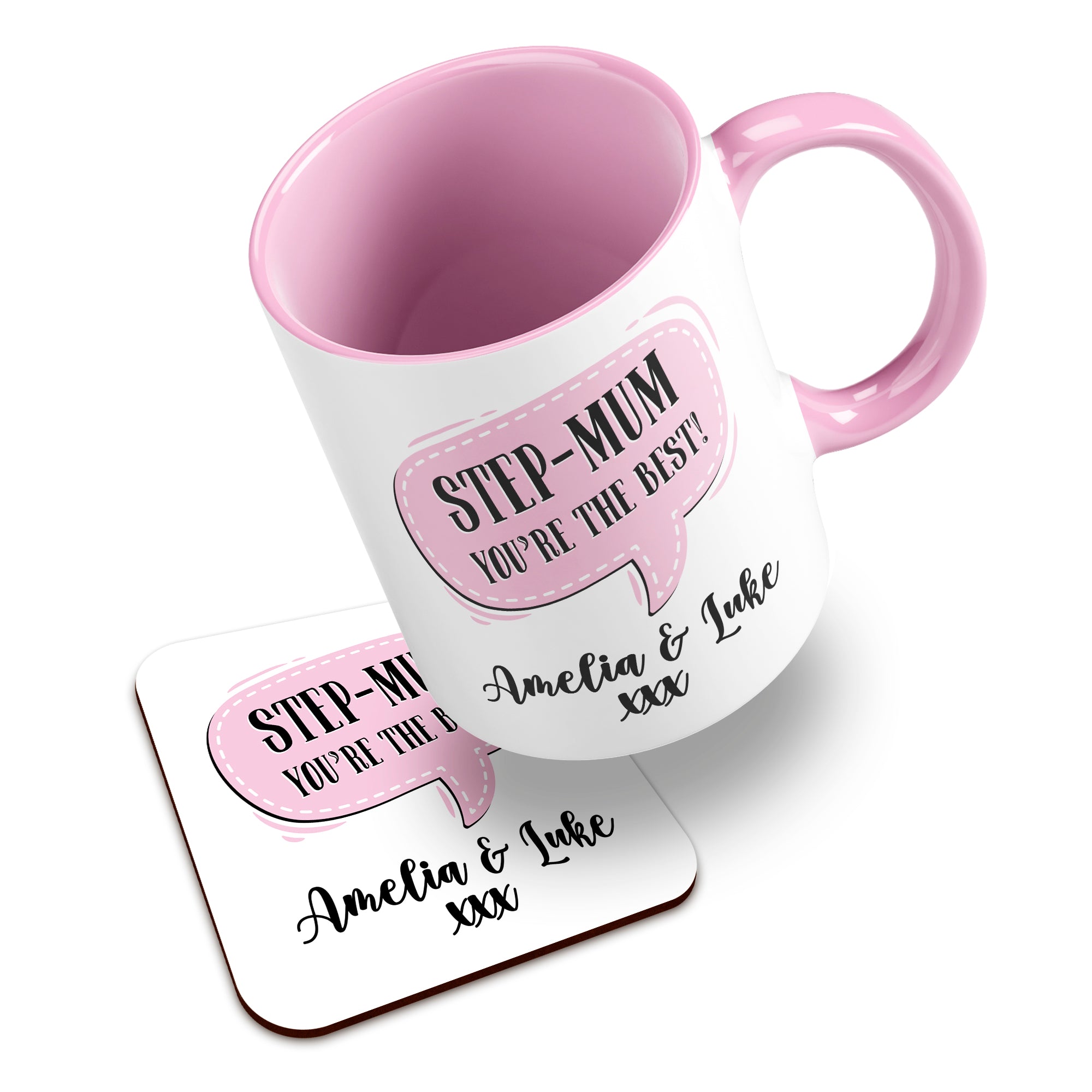 Personalised (Female Relation) You're The Best Ceramic Mug With High-Gloss Coaster