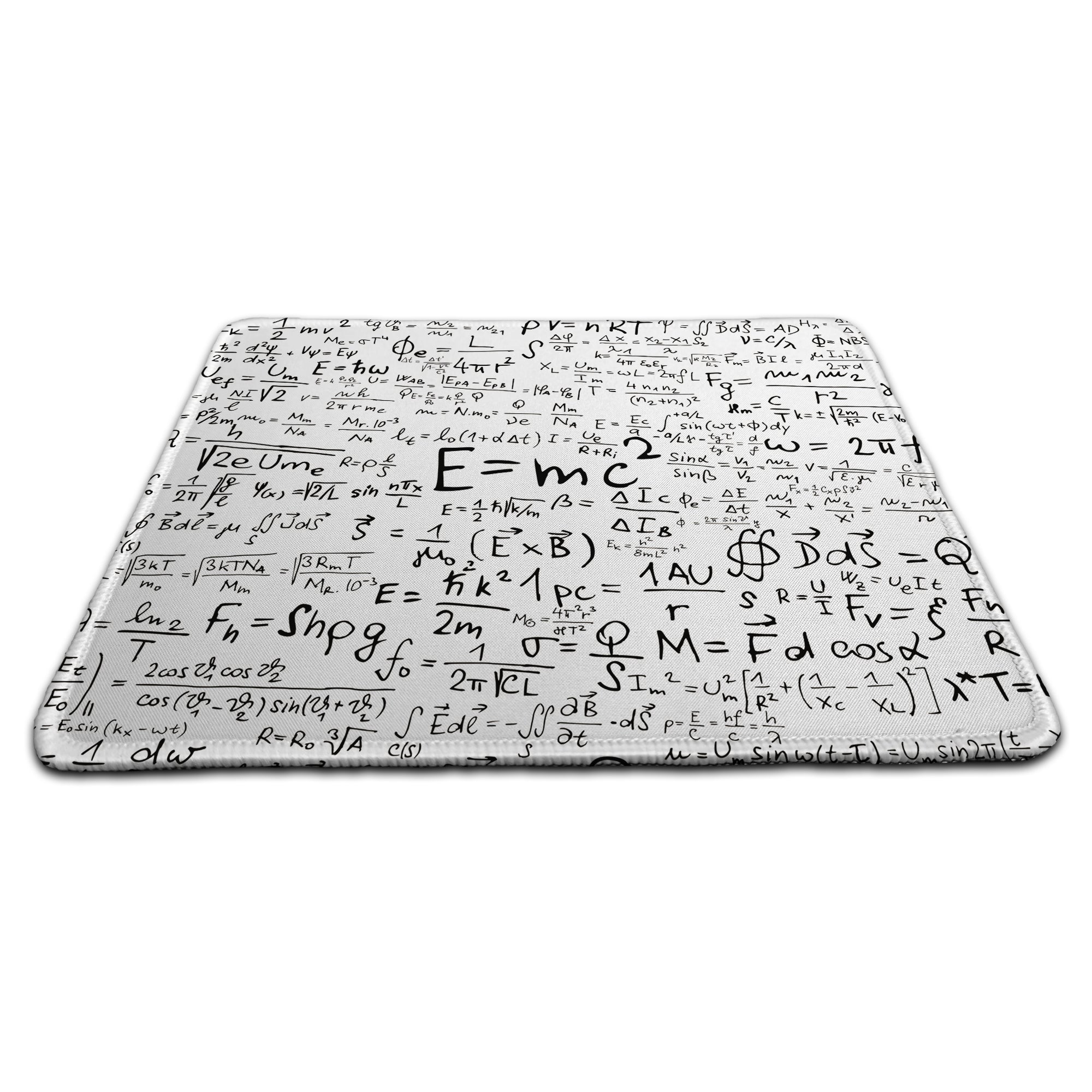Physics Equations Rubber Non-slip Computer PC Mousemat - Premium Stitched