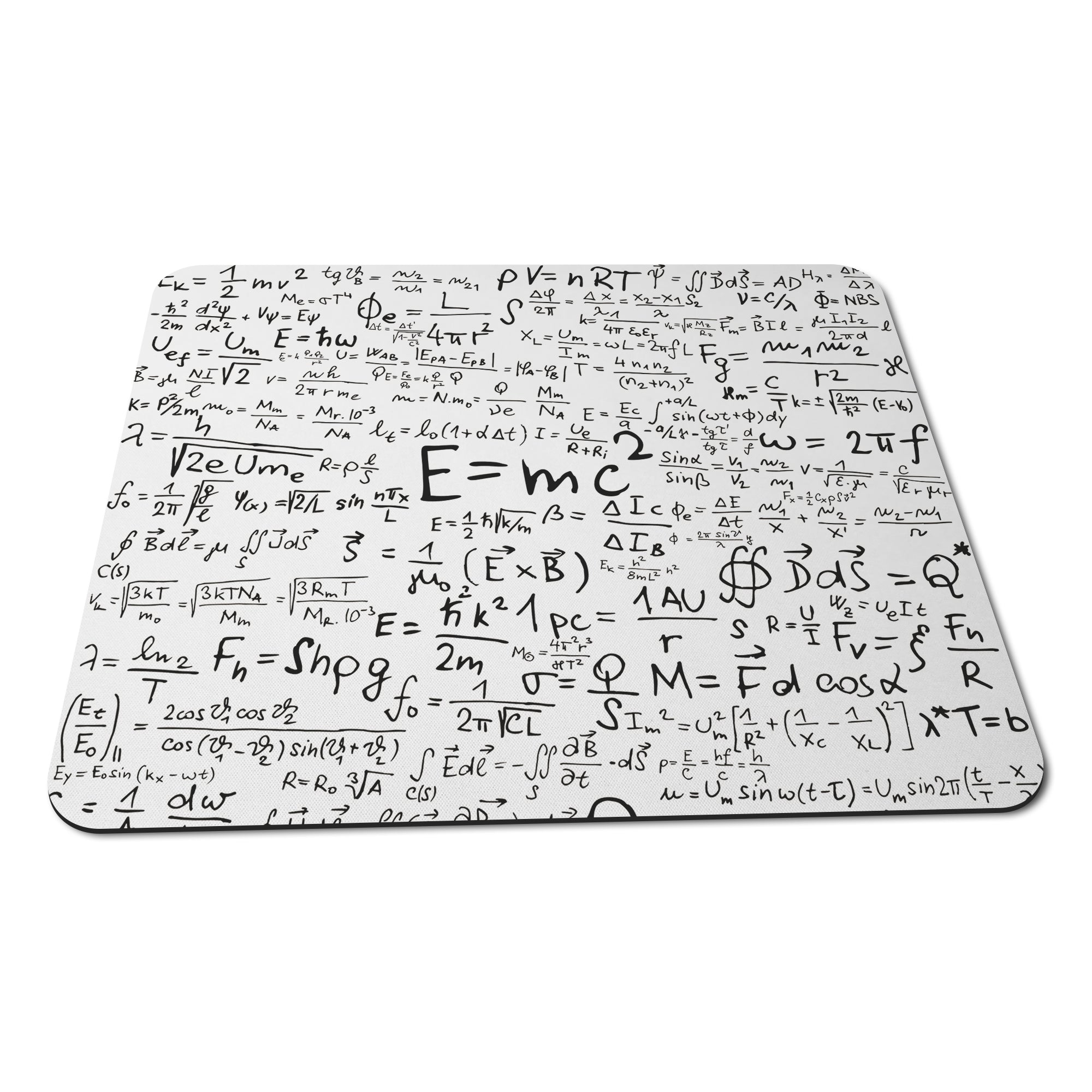 Physics Equations Rubber Non-slip Computer PC Mousemat - Standard