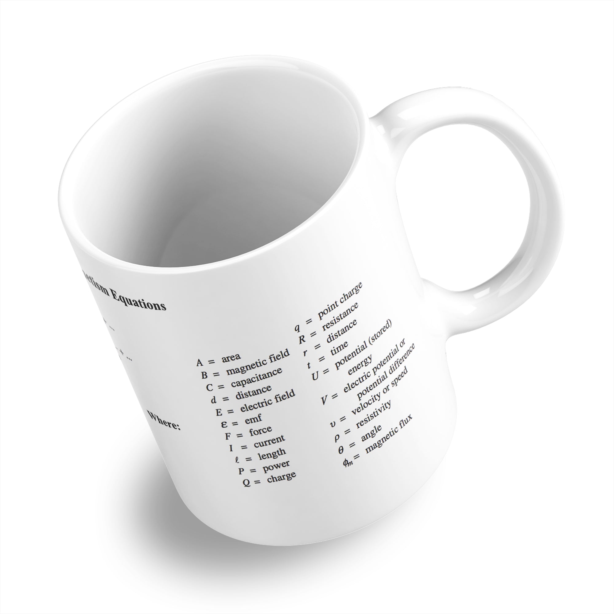 Physics Maths Science A Level College University Student Ceramic Coffee / Tea Mug