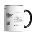Physics Maths Science A Level College University Student Ceramic Coffee / Tea Mug