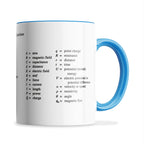 Physics Maths Science A Level College University Student Ceramic Coffee / Tea Mug
