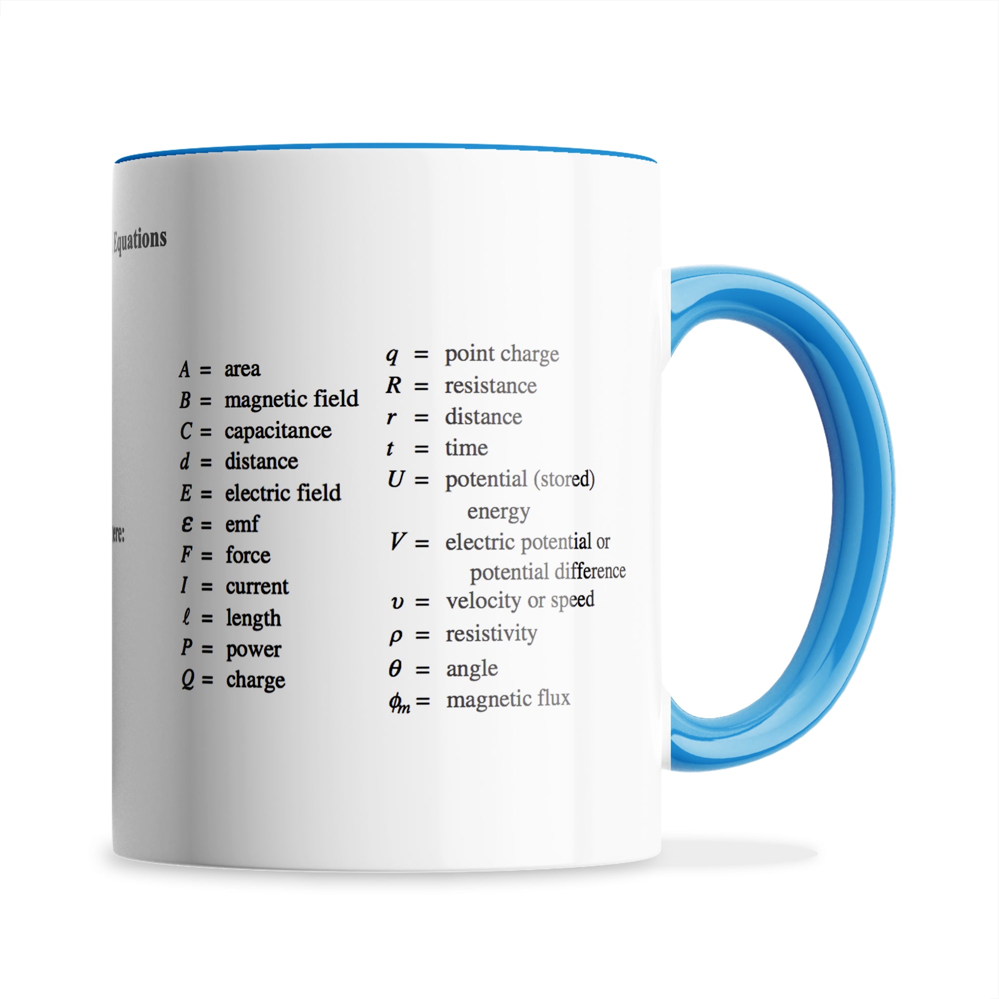 Physics Maths Science A Level College University Student Ceramic Coffee / Tea Mug