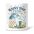 Rainy Day Fund - Saving Today For Brighter Days Ahead Ceramic Money Box