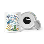 Rainy Day Fund - Saving Today For Brighter Days Ahead Ceramic Money Box