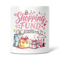 Shopping Fund (Pink Design) - Saving Today For Something Lovely Ceramic Money Box