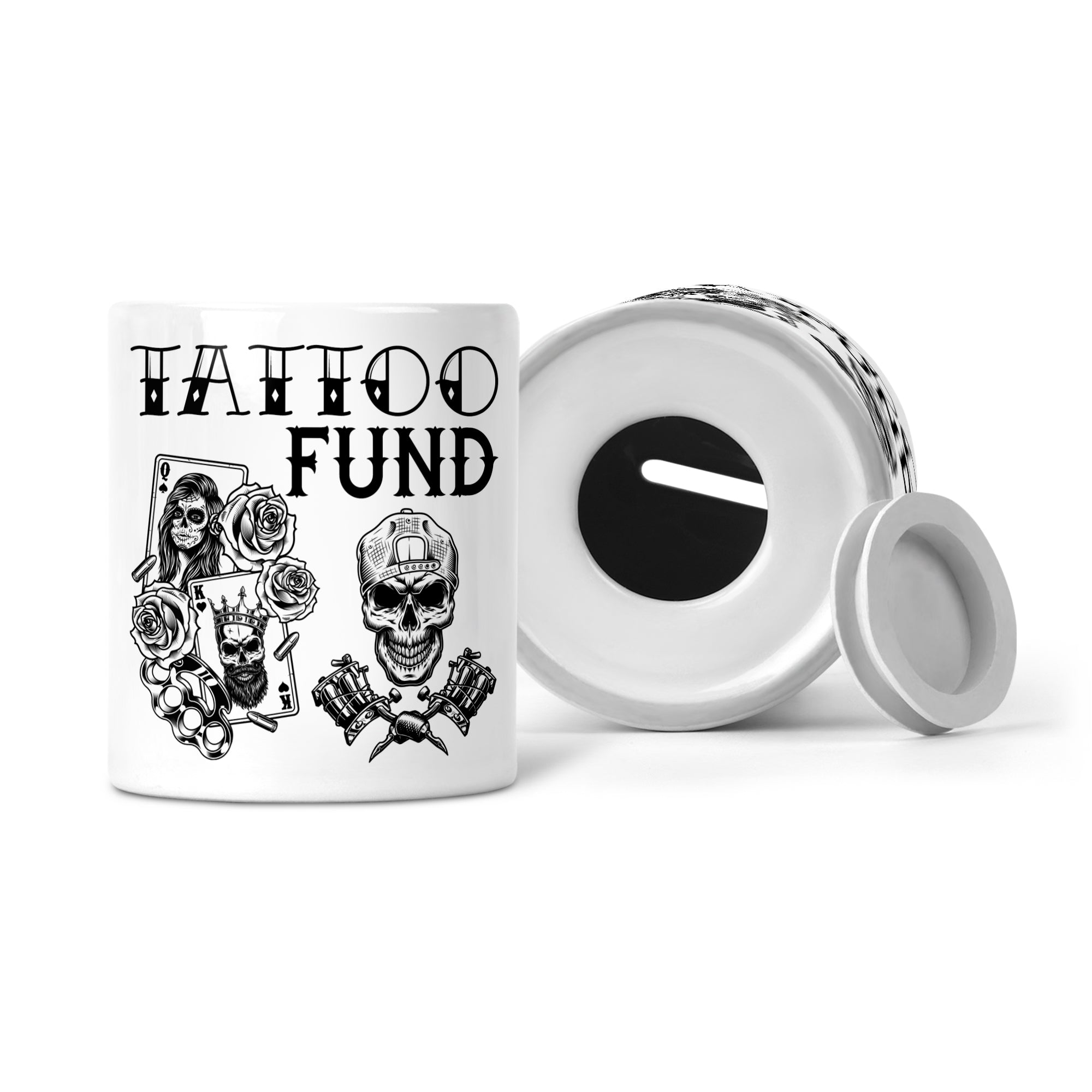 Tattoo Fund Ceramic Money Box