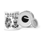Personalised Any Name Tattoo Fund Ceramic Money Box