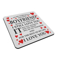 To My Gorgeous Amazing (Relation) Square Fabric / Rubber Coaster