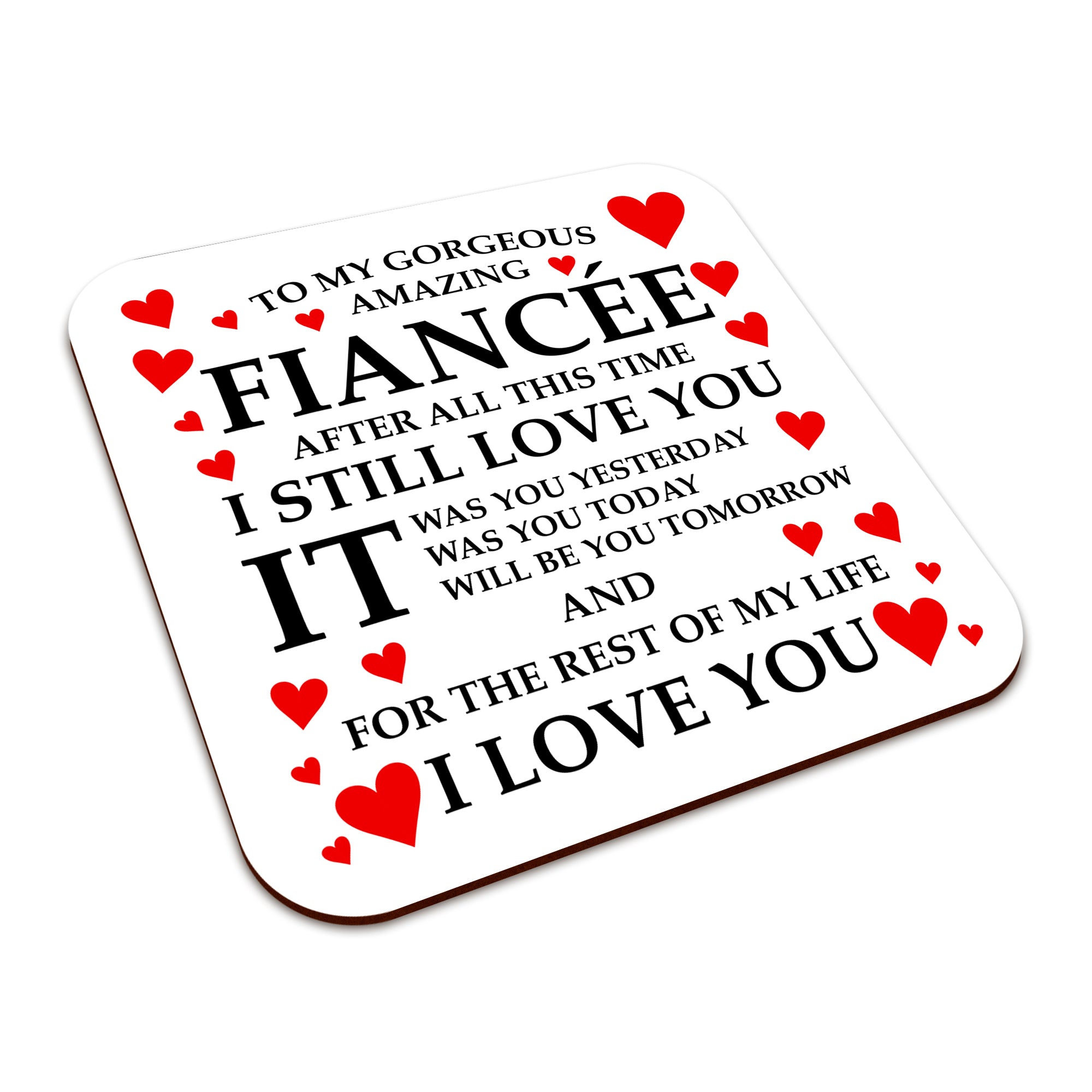 To My Gorgeous Amazing (Relation) Ceramic Mug With High-Gloss Coaster