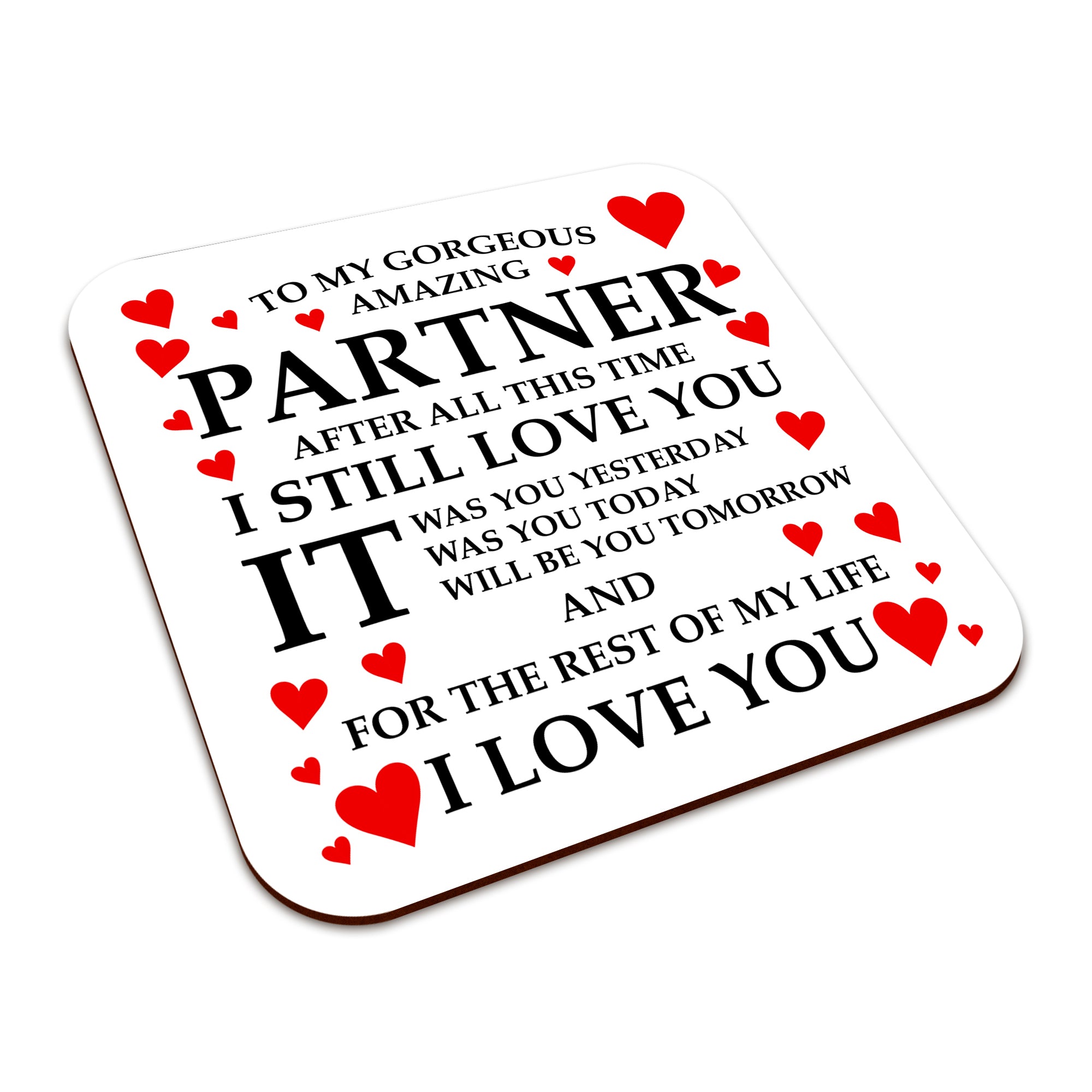 To My Gorgeous Amazing (Relation) Ceramic Mug With High-Gloss Coaster