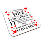 To My Gorgeous Amazing (Relation) Ceramic Mug With High-Gloss Coaster