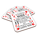 To My Gorgeous Amazing (Relation) Square Smooth High-Gloss Finished Coaster