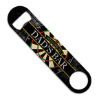 Welcome To Dad's Bar (Dartboard) Stainless Steel Bar Blade Bottle Opener