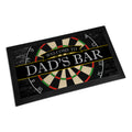 Welcome To Dad's Bar (Dartboard) Rubber Bar Runner / Mat