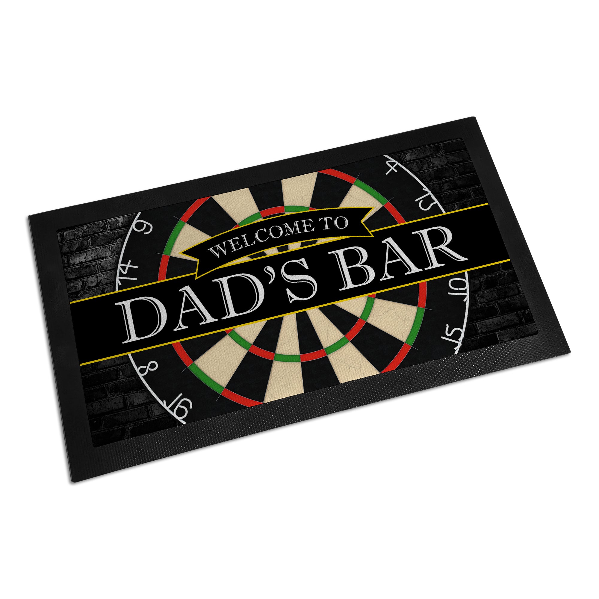 Welcome To Dad's Bar (Dartboard) Bar Runner Set