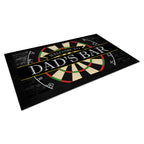 Welcome To Dad's Bar (Dartboard) Rubber Bar Runner / Mat