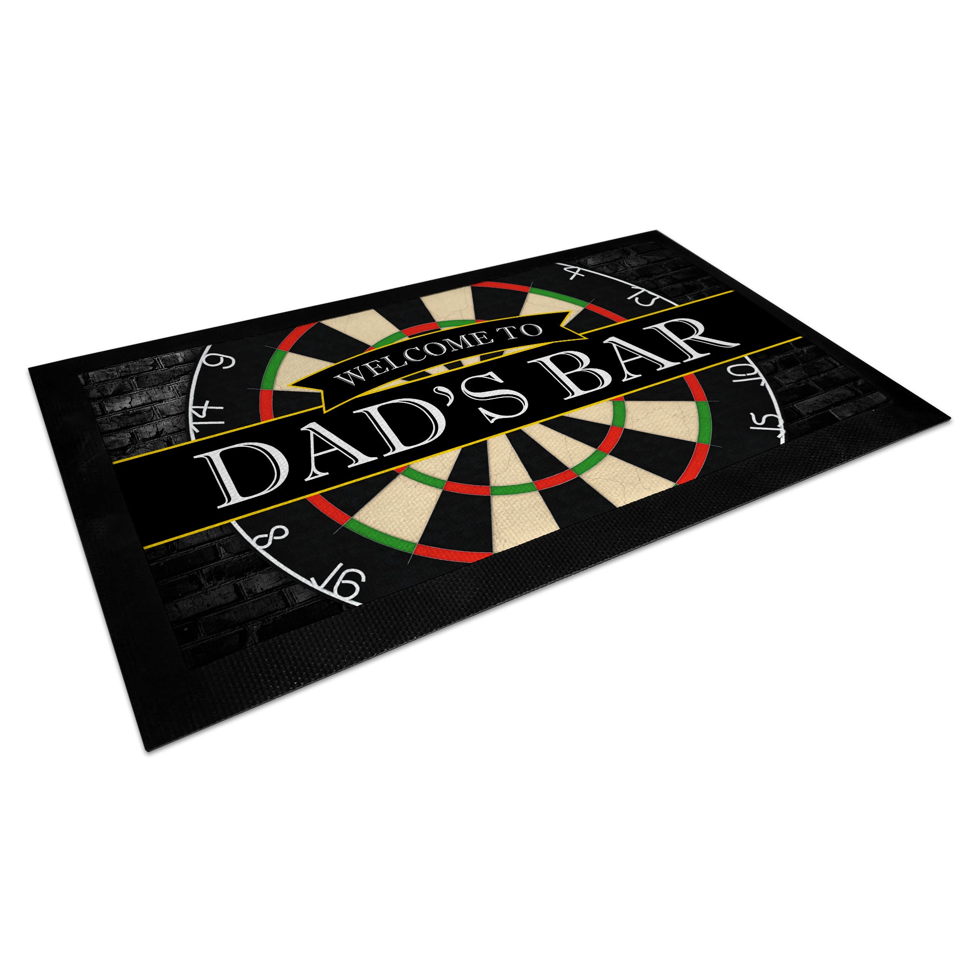 Welcome To Dad's Bar (Dartboard) Bar Runner Set