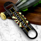 Welcome To Dad's Bar (Dartboard) Stainless Steel Bar Blade Bottle Opener