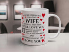 To My Gorgeous Amazing (Relation) Ceramic Mug With Rubber Coaster