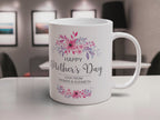 Personalised Floral Happy Mother's Day Ceramic Coffee / Tea Mug