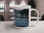 I Love You To The Moon And Back Again Ceramic Coffee / Tea Mug
